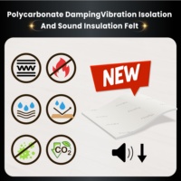 Tapis d'isolation acoustique professionnel et coussin anti-vibrations pour machines industrielles et sols de salle de sport