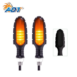 Luz Trasera de Freno para Motocicleta con Modo de Escaneo, Luz de Señal de Giro Secuencial Amarilla - Product Image 5