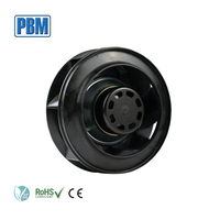 Ventilador Centrífugo PBM ODM/OEM de 225 mm, Impermeable, DC 24V/48V, Motor EC, Aspas de Plástico, Personalizable, de Pie, IP55, 690Pa