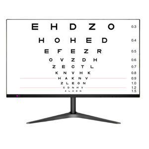 Optometri enstrüman görsel keskinlik grafik paneli E çizelgeleri, C grafik, sayılar grafik ile 21.5 inç ekran vizyon göz testi tablosu - Product Image 1