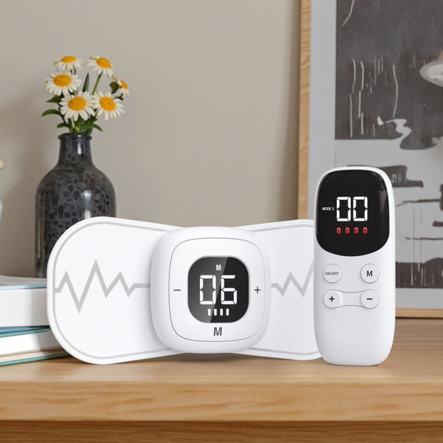 New Wireless Tens Unit Women Menstrual Massage Electric Muscle Stimulator Period Pain Relief Rechargeable EMS Portable Massager