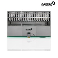 Machine à glaçons industrielle automatique de 5 tonnes, producteur de glaçons en cubes de 5000 kg par jour, acier inoxydable SUS304 de qualité alimentaire, compresseur CE