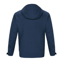 Veste de randonnée imperméable pour hommes pour le sport en plein air Veste souple imperméable avec capuche Veste de pluie pour la course à pied et la randonnée