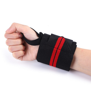 2025 Custom Logo Professional Gym Wrist Wraps with Thumb Loop Neoprene <b>Supports</b> Weight Lifting - Product Image 6