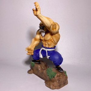 Figura de Acción de PVC de 25.5 cm de <span class=keywords><strong>Kame</strong></span> <span class=keywords><strong>Sennin</strong></span> de Dragon Ball Z, Modelo de Doble Cabeza Intercambiable, Juguete de Maestro Roshi Musculoso para Decoración del Hogar y Coleccionistas - Product Image 3