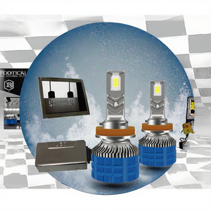 Công suất cao H4 12V 60W 8000 Lumens <span class=keywords><strong>LED</strong></span> xe đèn pha & tự động Bóng đèn sương mù đôi ống đồng mới 6000K màu - Product Image 3