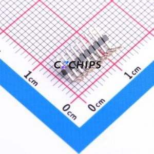 HX PZ1.27-1x9P WZ-P Pin Header Bent Lead Through Hole,P=1.27mm Connector 1x9P 1.27mm Pin Header Right Angle Insert - Product Image 1