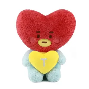 New Korean boy group plush doll super cute heart hugging little lamb koala toy cartoon peripheral doll