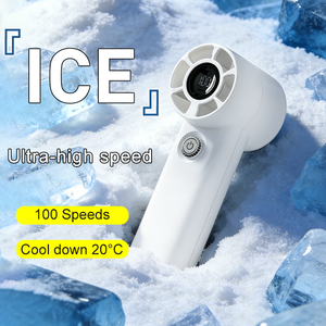 Mini Portable Handheld Turbo Fan Pocket air <b>Cooler</b> Collapsible USB Rechargeable Cooling Fan Up to 10 Hours - Product Image 1