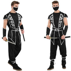 Gran oferta, recién llegado, uniforme <span class=keywords><strong>Ninja</strong></span> con estampado de dragón, disfraz transpirable para hombres, uniforme personalizado profesional de Guerrero <span class=keywords><strong>Ninja</strong></span> negro para adultos - Product Image 5