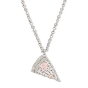 Nuova Collana Gemnel alla Moda Placcata Oro a Forma di Fetta di Pizza - Product Image 5