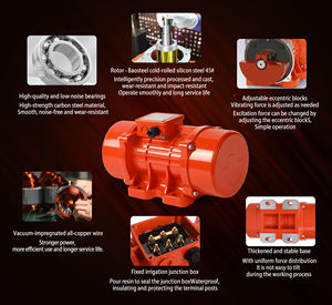 MVE serie 2 poli 3000RPM motore vibratorio Standard MVE100/3 trifase IE 3 efficienza alternative a OLI Italvibras - Product Image 5