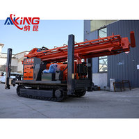 Foreuse hydraulique diesel montée sur chenilles 260 pour applications de forage géologique