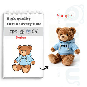 Плюшевые игрушки на заказ от фабрики Qianjiu: милые мягкие игрушки-животные, плюшевые медведи и кролики, куклы OEM - Product Image 1