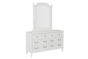 Tocador blanco moderno superventas con espejo de maquillaje tocador de madera para muebles de dormitorio aplicación al por mayor - Product Image 3