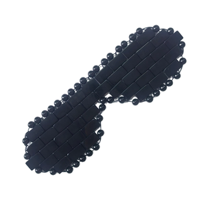 Factory Natural Black Obsidian Stone Eye Cover Wholesale Cooling Jade Eye Mask for Puffy Eyes Dark Circles SPA Facial Relaxation - Product Image 1