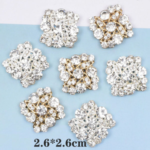 Bán Buôn Rhinestone Nút Flatback Nút MYGRB156 - Product Image 1