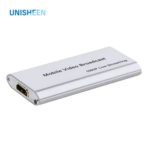 صندوق التقاط فيديو Unisheen UC2000H xseplit AMCAP بث مباشر OBS Vmix Wirecast VLC 1080P50/60