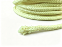 Corde en aramide multifonctionnelle ignifuge jaune de haute résistance, diamètre personnalisé de 1 à 20 mm, tressée, pour l'escalade en plein air