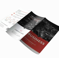 Fabrication personnalisée imperméable 200gsm papier couché Mini brillant affiche dépliant impression de dépliants