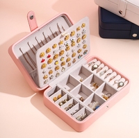 Hochwertige Leder-Schmuckaufbewahrungsbox - Umweltfreundlich & Modisch für Ringe, Ohrringe, Hochzeits-/Vatertags-Geschenke