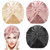 Bonnet de nuit africain grande taille pour femme, nouveau modèle, prix de gros, avec double nœud, pour la beauté et la maison