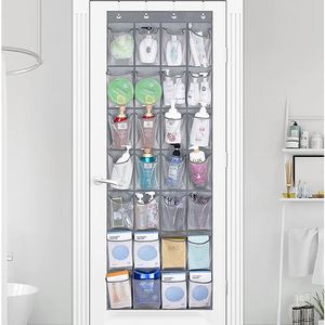 Top Sales 28 Large Breathable Mesh Pockets Fabric <b>Shoe</b> Hanging Organizer <b>Storage</b> Bag Over Door - Product Image 6