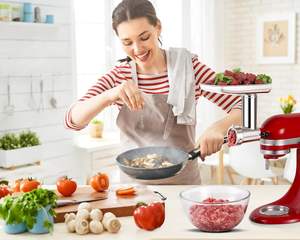 3 Tubes à Saucisses pour Mixeurs <span class=keywords><strong>KitchenAid</strong></span> en Acier Inoxydable – Accessoire Hachoir à Viande pour Robot Culinaire - Product Image 6