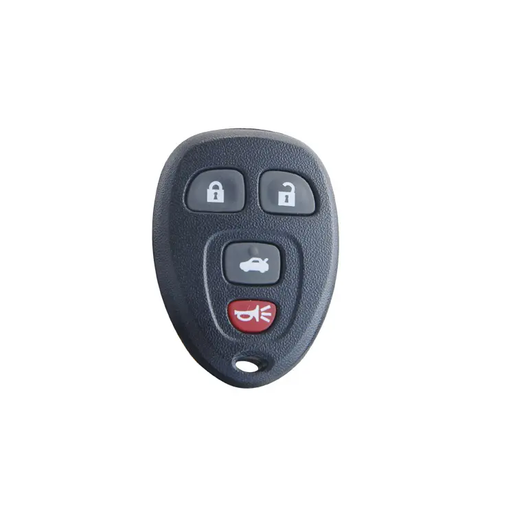 Kunci Alarm Universal kode tetap 4 tombol, kunci Remote masuk tanpa kunci, kunci mobil tertutup