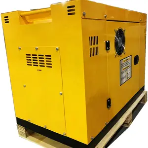 10kw 12.5kva portable small power silent type diesel generator set