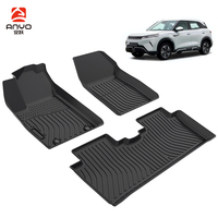 Tapis de luxe découpé au Laser thermoformé protecteur 3D Tpe tapis de sol de voiture pour BYD Yuan Pro / Yuan Up / Atto 2 tapis de sol 2024-2025