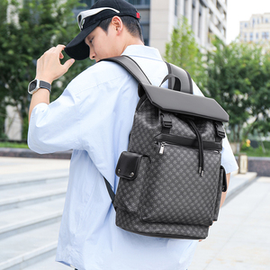 <span class=keywords><strong>Sac</strong></span> <span class=keywords><strong>à</strong></span> <span class=keywords><strong>Dos</strong></span> <span class=keywords><strong>Homme</strong></span> Tendance <span class=keywords><strong>à</strong></span> Logo Personnalisé, Grande Capacité, Imprimé de <span class=keywords><strong>Luxe</strong></span> pour Hommes d'Affaires - Product Image 6