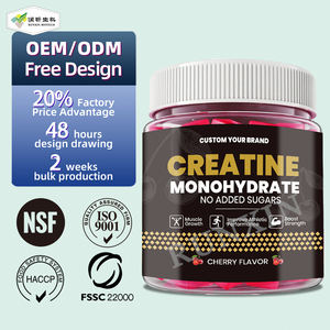 Marque privée Monohydrate de créatine Supplément gommeux Constructeur d'énergie musculaire Gummies Fabrication de créatine - Product Image 1