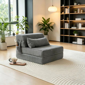 Canapé multifonctionnel <span class=keywords><strong>Lazyboy</strong></span>, canapé pliable multifonctionnel, coussin pliable, lit pliable, matelas en mousse pour le sol, futon, taille personnalisable - Product Image 1