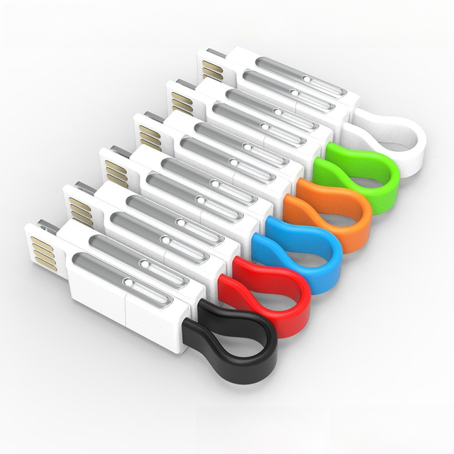 Magnetic  6 in 1 Quick Charge Cable USB with Key Ring
