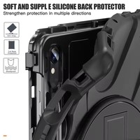 Housse de tablette antichoc pour enfants pour Samsung Galaxy Tab S10 Lite S10 FE S9 FE S8 11 pouces bandoulière Funda Capa