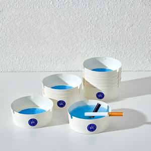 ที่เขี่ยบุหรี่แบบใช้แล้วทิ้งกระดาษหนาแบบพกพา25แพ็คสำหรับใช้ในบ้านสำนักงานกลางแจ้งใช้ในชีวิตประจำวันโลโก้กำหนดเอง - Product Image 6