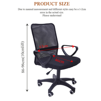 Chaise de bureau pivotante moderne haut de gamme, en tissu et maille, réglable en hauteur, idéale pour la maison, le bureau ou l'hôtel – Vente chaude directe usine