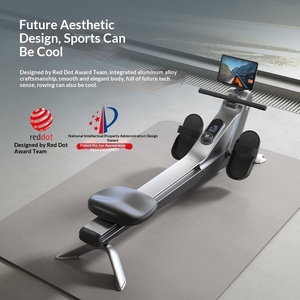 Rameur magnétique intelligent Easy Run Ark 5 connecté à l'application, pour usage domestique ou commercial, avec détection en temps réel du rythme cardiaque et des calories - Product Image 2