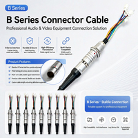 Connecteur à visser UHUB, connecteur circulaire multipin personnalisé, équipement d'automatisation industrielle OEM, assemblage de câbles, alimentation, signal
