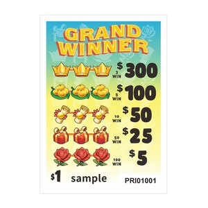 Boletos de Juego Instantáneos con Sistema de Apertura Rápida, Patrones Personalizados para Juegos de Casino, Muestras Gratuitas, 100% Confidenciales - Product Image 2