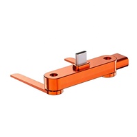 Support de téléphone pliable et détachable avec rotation à 360°, adaptateur de câble multi-angle Type-C à charge rapide USB-C mâle