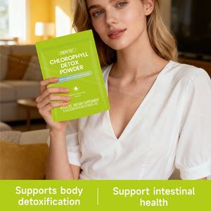 ผลิตภัณฑ์เสริมอาหารสมุนไพร ACORN OEM แบรนด์ส่วนตัว สำหรับสุขภาพลำไส้ ผงดีท็อกซ์คลอโรฟิลล์ สำหรับผู้ใหญ่ - Product Image 4