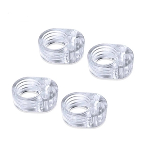 Door Stopper Transparent Silica Gel Door Handle Buffer Baby Safety Children Protection Shockproof Pad Furniture Protective