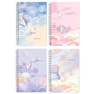 Taccuino regalo personalizzato per ragazze Cartone animato Kawaii carino a righe - Product Image 5