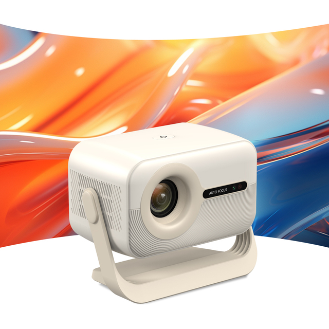 Factory A300 Android 14 1080P Smart Projector 650ANSI Lumens Auto Focus Keystone WIFI BT 4K Decode Home Theater