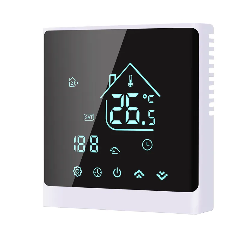 Termostato inteligente WIFI para aquecimento de piso ou aquecedor de água sistema KNX termostato de aquecimento de piso radiante