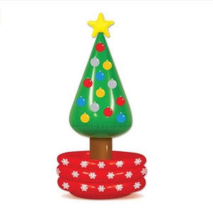 DAMAI Décorations de Noël gonflables en PVC, seau à glace gonflable en forme de sapin, bac à glace pour la décoration de fêtes intérieures et extérieures - Product Image 2