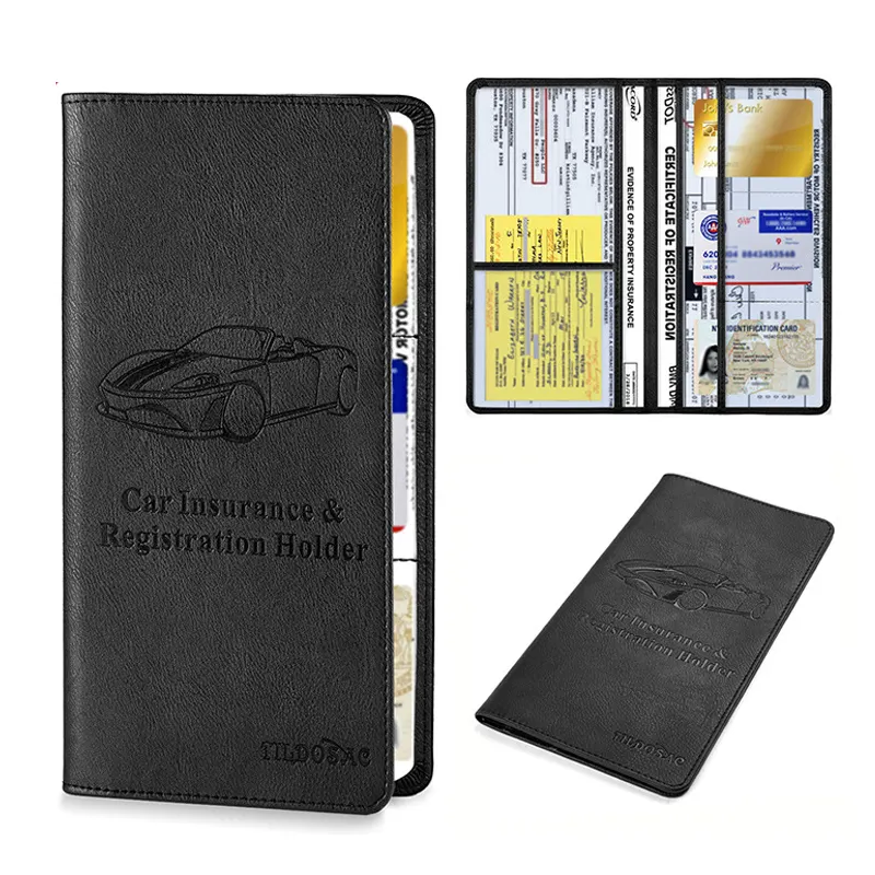 Tài liệu túi RFID du lịch hộ chiếu áo khoác ví dài chống trộm thẻ Swipe túi đa chức năng không thấm nước cầm tay Túi