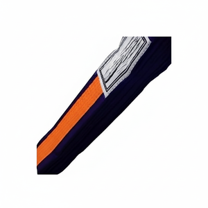 เข็มขัดบราซิลเลียนยิวยิตสูคุณภาพพรีเมียม รุ่นใหม่ล่าสุด สีดำแดงตัดกัน พิมพ์โลโก้ อุปกรณ์กีฬาศิลปะการต่อสู้สำหรับคาราเต้ - Product Image 1